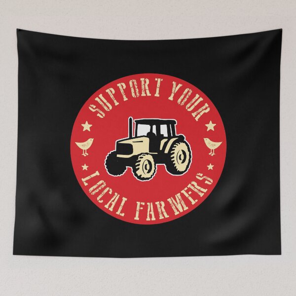 Item preview, Vintage Style Support Your Local Farmers designed and sold by wingstar.