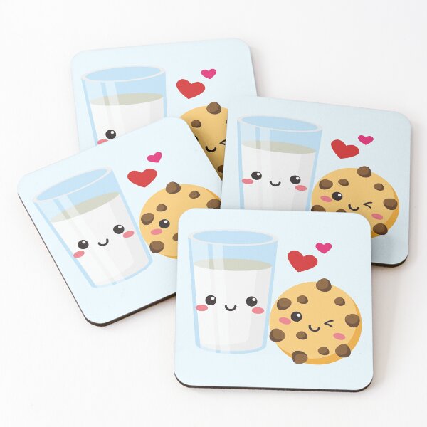 Item preview, Cute Milk & Cookie Chocolate Chip Snack Breakfast Blushing Food designed and sold by Simplyy  Unique.