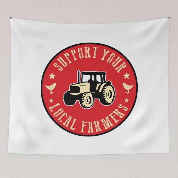 Item preview, Vintage Style Support Your Local Farmers designed and sold by wingstar.