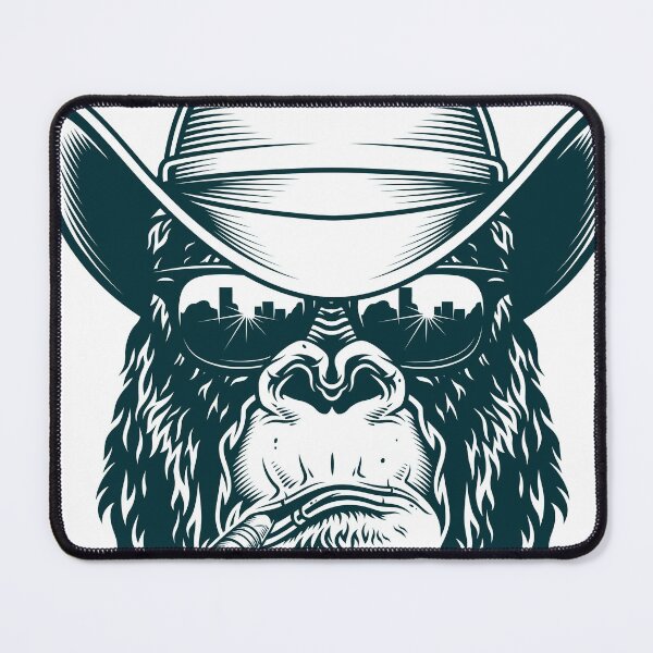 Item preview, Gorilla head in Cowboy in green designed and sold by PherppaXz.