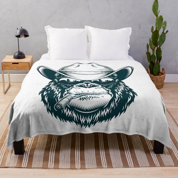 Item preview, Gorilla head in Cowboy in green designed and sold by PherppaXz.