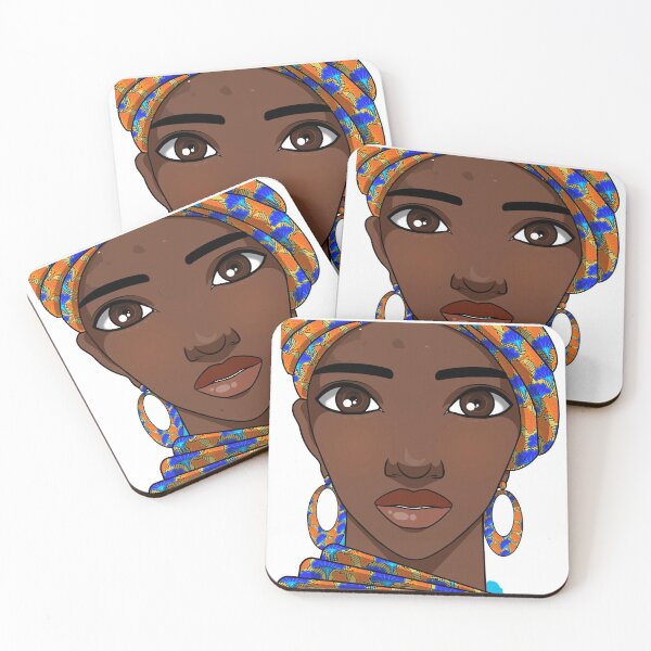 Item preview, Woman's Head Tshirt with scarf designed and sold by ZANTRART.