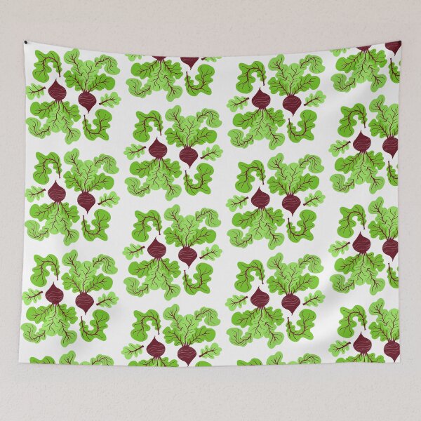Item preview, Beets and Leaves Pattern  designed and sold by AppalachianAir.