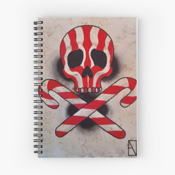 Item preview, Candy canes and skull designed and sold by maiapizarroart.