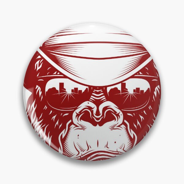 Item preview, Gorilla head in Cowboy in red designed and sold by PherppaXz.