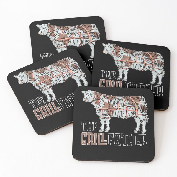 Item preview, The GrillFather | Funny Dad Husband Grandpa Uncle Friend Grilling & BBQ Lover Meat Humor Joke for Men designed and sold by MadrigueraSM-.