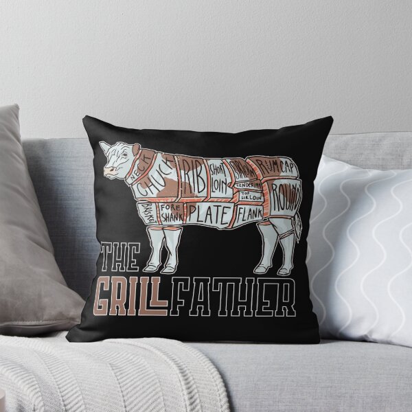 Item preview, The GrillFather | Funny Dad Husband Grandpa Uncle Friend Grilling & BBQ Lover Meat Humor Joke for Men designed and sold by MadrigueraSM-.