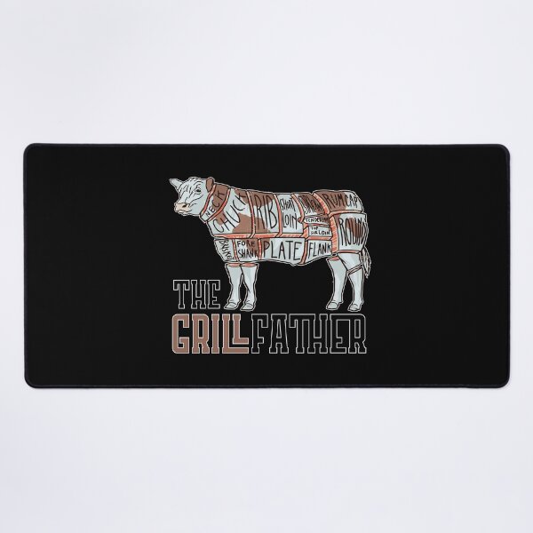 Item preview, The GrillFather | Funny Dad Husband Grandpa Uncle Friend Grilling & BBQ Lover Meat Humor Joke for Men designed and sold by MadrigueraSM-.