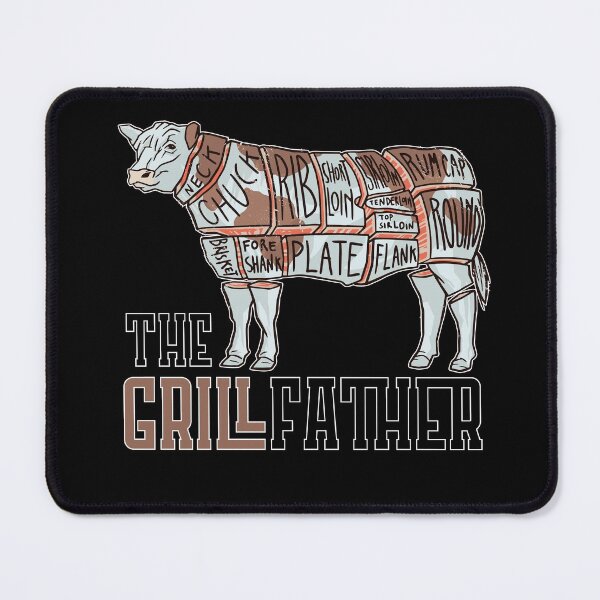 Item preview, The GrillFather | Funny Dad Husband Grandpa Uncle Friend Grilling & BBQ Lover Meat Humor Joke for Men designed and sold by MadrigueraSM-.