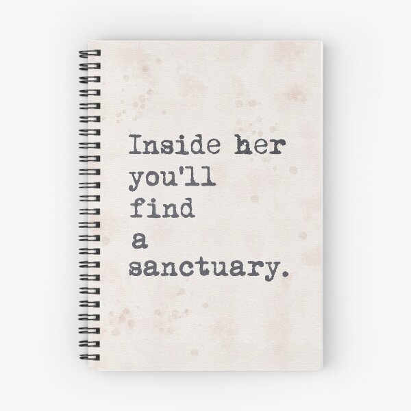 Item preview, Print of Inside her you’ll find a sanctuary song quote by the Cult designed and sold by OctGaveAParty.