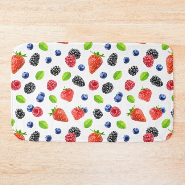Item preview, Berries and Leaves Seamless Pattern designed and sold by silviaol.