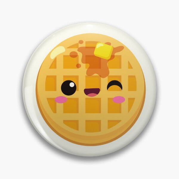 Item preview, Waffle With Syrup And Butter Breakfast Food With Face designed and sold by Simplyy  Unique.