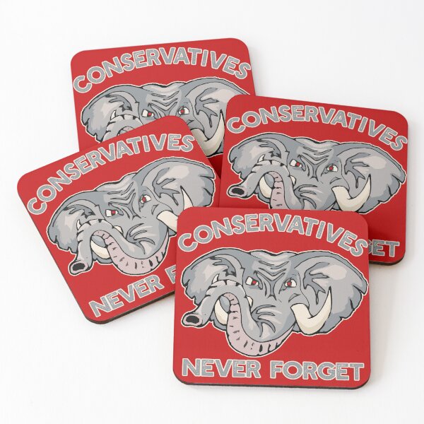 Item preview, Conservatives Never Forget designed and sold by Salt & Keep.