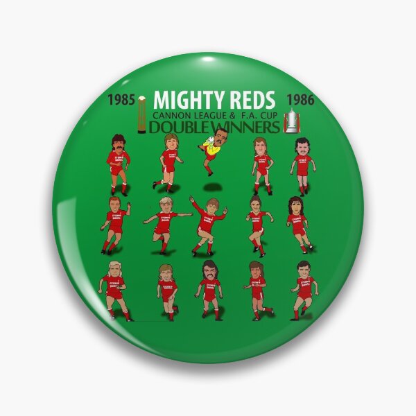 Item preview, Mighty Reds 1986 Double Winners designed and sold by Funkybones.