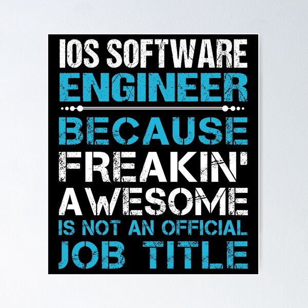 Artikel-Vorschau von Ios Software Engineer T-Shirt - Freaking Awesome Job Gift Item Tee, designt und verkauft von oetate4774.