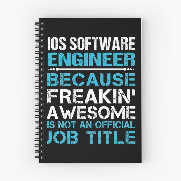 Item preview, Ios Software Engineer T Shirt - Freaking Awesome Job Gift Item Tee designed and sold by oetate4774.