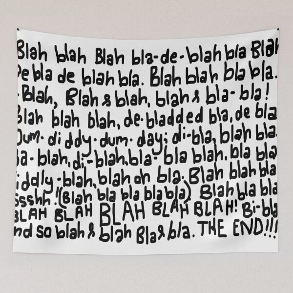 Item preview, Blah blah blah! designed and sold by ChaChings.