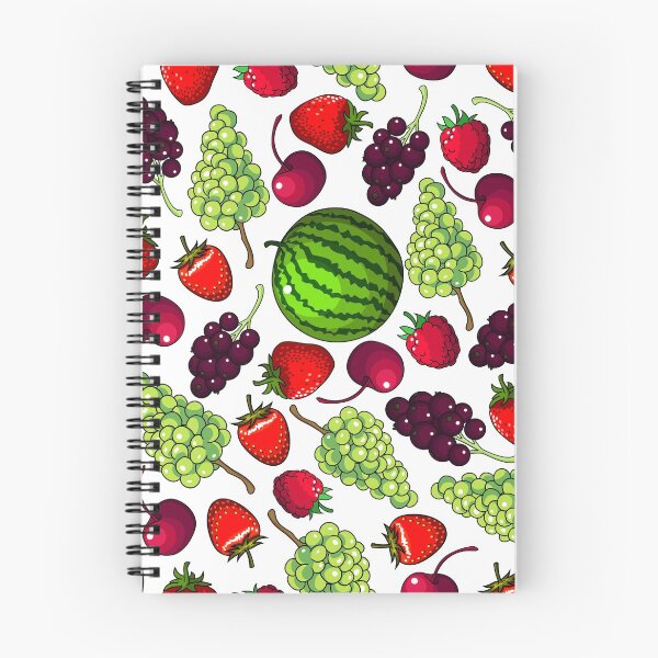 Artikelvorschau, Wassermelone, Trauben, Erdbeeren, Kirschen, Himbeeren, gemischtes Obst entworfen und verkauft von silviaol.