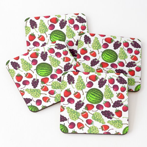Item preview, Watermelon, Grapes, Strawberries, Cherries, Raspberries Mixed Fruit designed and sold by silviaol.