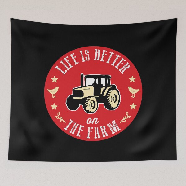 Item preview, Vintage Style Life is Better on The Farm for Farm Lovers designed and sold by wingstar.