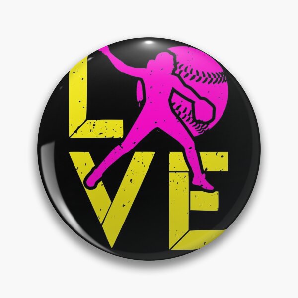 Item preview, LOVE Sport blue Silhouette Softball Player    designed and sold by Aigilowagner.