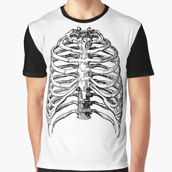 Skulls Bow Tie Skeleton Xray Rib Cage Graphic Tee Funny Humor Gifts Toddler  Halloween Kids T Shirt 