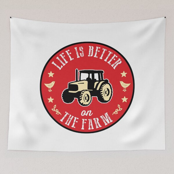 Item preview, Vintage Style Life is Better on The Farm for Farm Lovers designed and sold by wingstar.