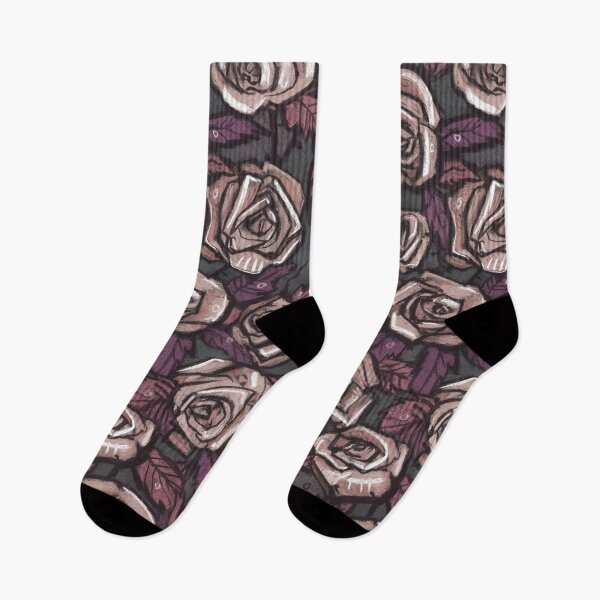 Item preview, Rustic Rose Flowers Floral Pattern Vintage Botanical Moody Palette designed and sold by Julia Khoroshikh.