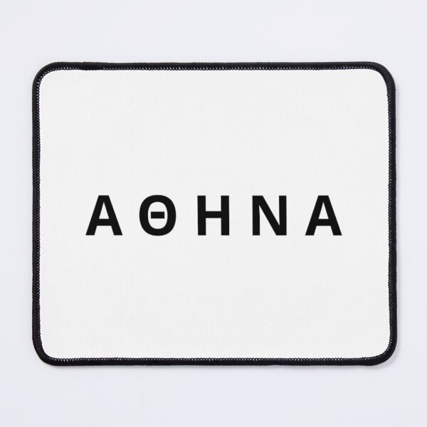Item preview, Athena Greek Mythology Olympian Goddess Black Typography designed and sold by OnyxMoonDesigns.