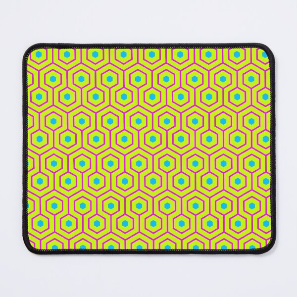 Item preview, Meandering Hexagons-Yellow designed and sold by AmeyCamp.