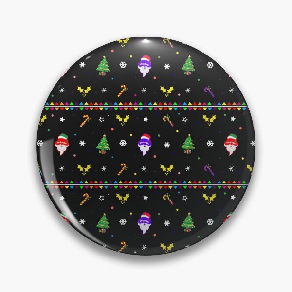 Item preview, Merry Christmas Dark Pattern 01 designed and sold by IDEZIGN2017.