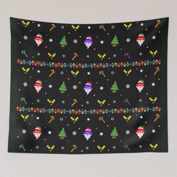 Item preview, Merry Christmas Dark Pattern 01 designed and sold by IDEZIGN2017.