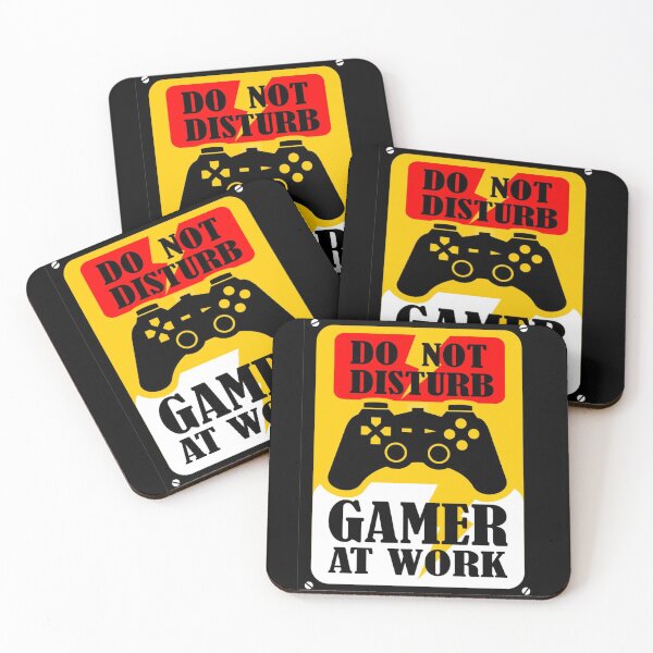 Item preview, Funny Gamer Do Not Disturb Gamer At Work designed and sold by MARCOS LILI.