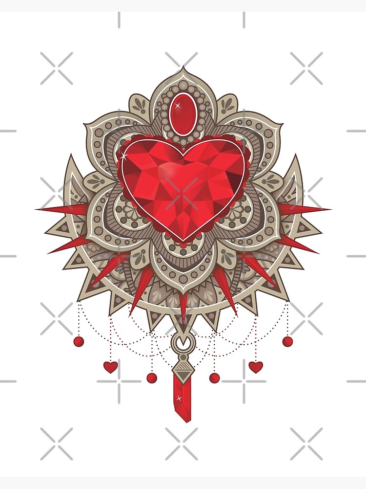 Crystal Heart | Art Board Print