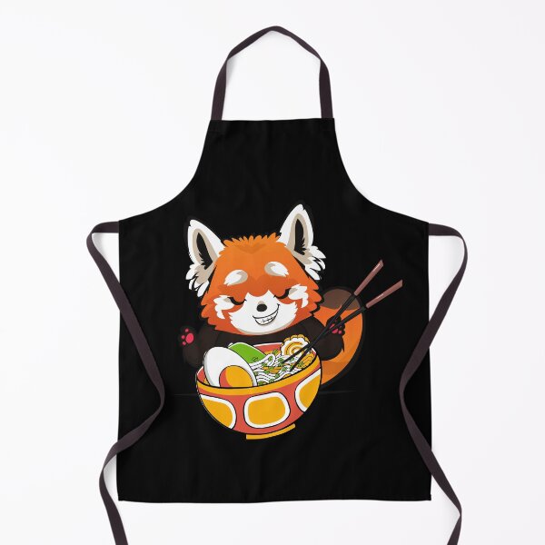 Item preview, Red Panda Eating Ramen - Cute Kawaii style Red Panda designed and sold by HROC.
