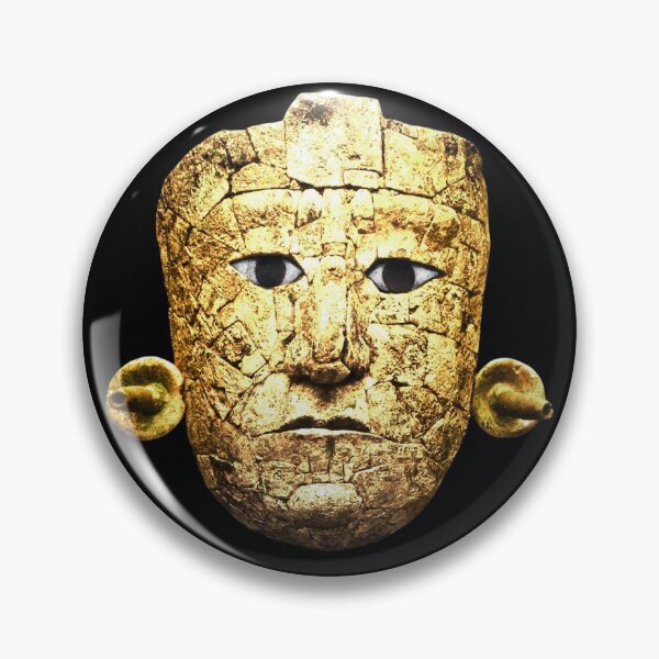 Item preview, Golden ceremonial mask designed and sold by Floradigital.