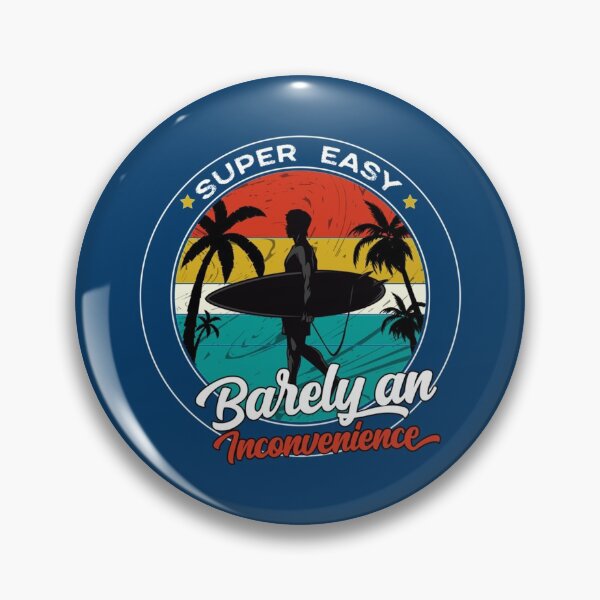 Item preview, Super easy barely an inconvenience Vintage Sunset Surfing Gift For Surfers    designed and sold by Aigilowagner.