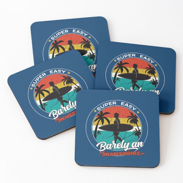 Item preview, Super easy barely an inconvenience Vintage Sunset Surfing Gift For Surfers    designed and sold by Aigilowagner.
