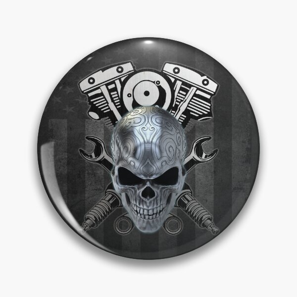 Item preview, Shovelhead Skull  designed and sold by artistwill.