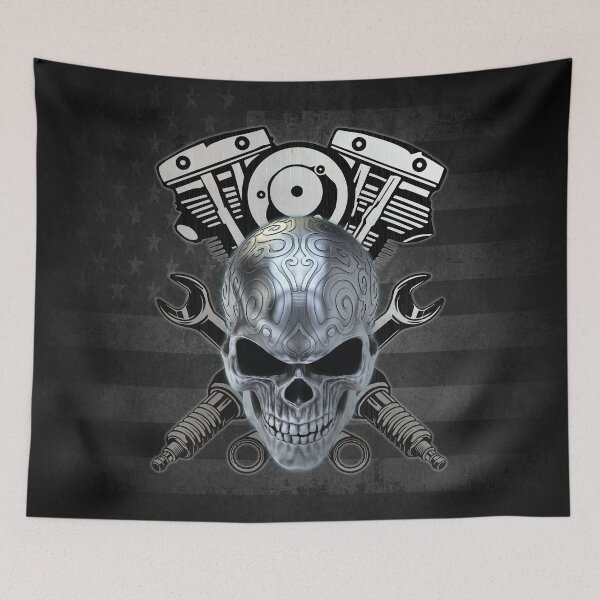 Item preview, Shovelhead Skull  designed and sold by artistwill.
