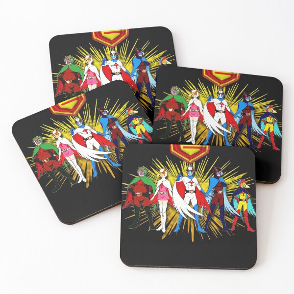 Item preview, The whole Battle Of The Planets Gatchaman Team  Essential T-Shirt designed and sold by DuaneHinderaker.