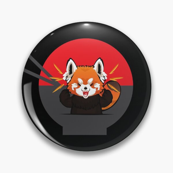 Item preview, Red Panda Eating Ramen - Cute Kawaii style Red Panda with Ramen Sunset designed and sold by HROC.