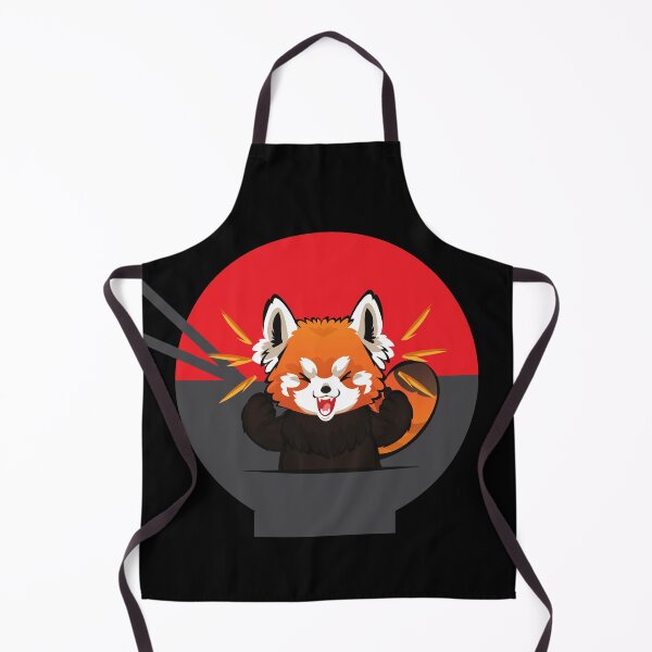 Item preview, Red Panda Eating Ramen - Cute Kawaii style Red Panda with Ramen Sunset designed and sold by HROC.
