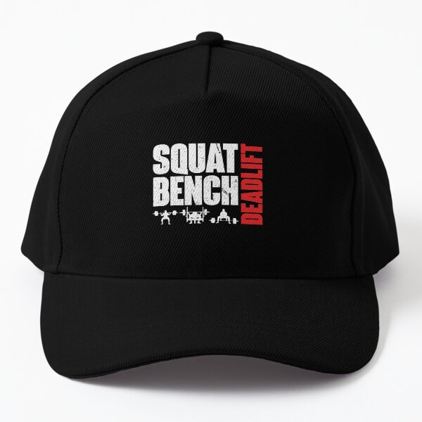 Squat. Bench. Deadlift Distressed  Baseball Cap