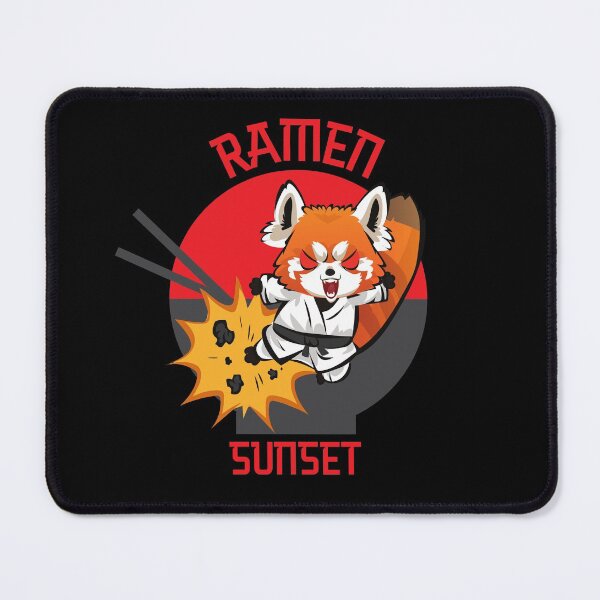 Item preview, Red Panda Eating Ramen - Cute Kawaii style Ramen Sunset design designed and sold by HROC.