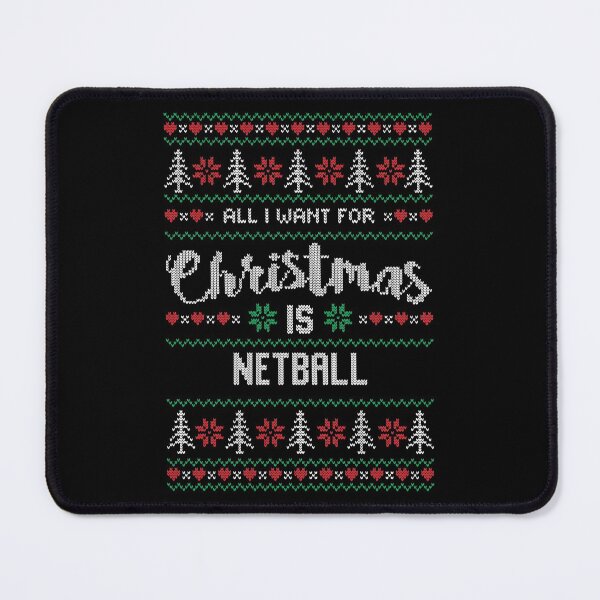 Item preview, All I Want For Christmas Is Netball designed and sold by teesaurus.