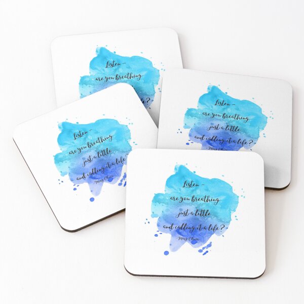 Item preview, Are You Breathing | Mary Oliver designed and sold by ArtistVenus.