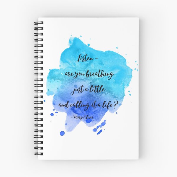 Item preview, Are You Breathing | Mary Oliver designed and sold by ArtistVenus.