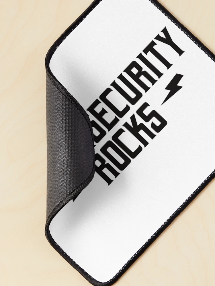Thumbnail 2 of 5, Mouse Pad, Cybersecurity Rocks designed and sold by teesaurus.