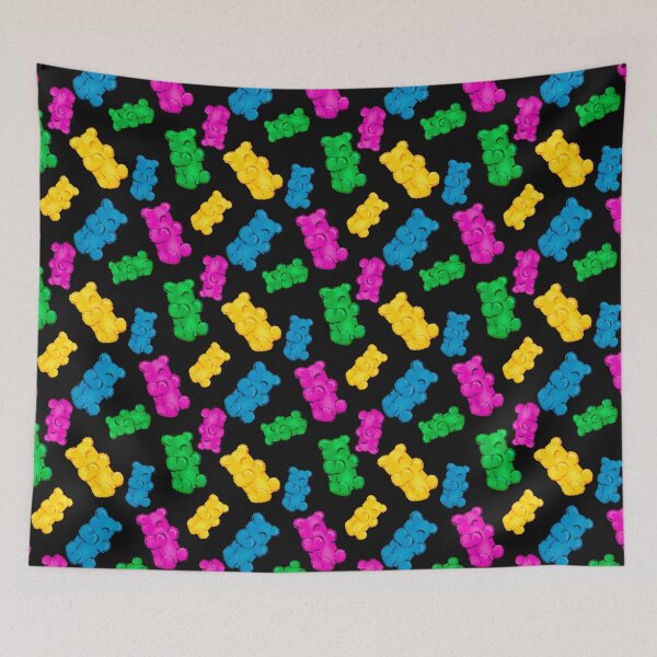 Item preview, Pixel Gummy bear pattern designed and sold by novabee.
